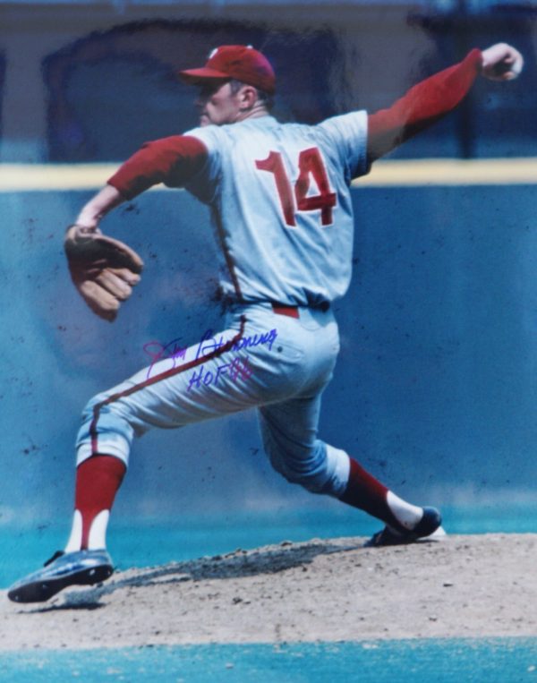 AUTOGRAPHED 16 x 20 JIM BUNNING Philadelphia Phillies Photo
