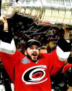 Autographed MARK RECCHI 16x20 CAROLINA HURRICANES Photo