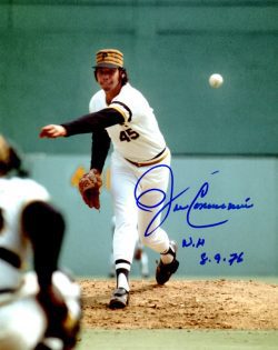 AUTOGRAPHED JOHN CANDELARIA 16x20 PITTSBURGH PIRATES Photo