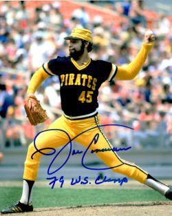 AUTOGRAPHED JOHN CANDELARIA 16x20 PITTSBURGH PIRATES  Photo