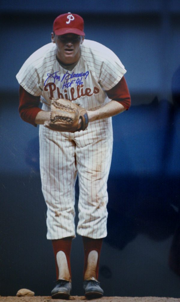 AUTOGRAPHED 16 x 20 JIM BUNNING Philadelphia Phillies Photo