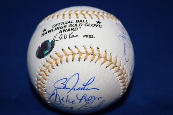 Gold Glove Winners  Baseball  Autographed Official Rawlings  Major League Baseball