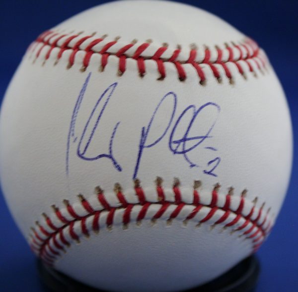 Autographed Jhonny Peralta OMLB Official Major League Baseball  - COA Autographed Official Major League Baseball