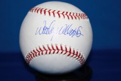 Autographed WOODY WILLIAMS Official Major League Baseball