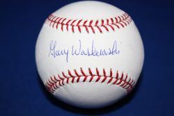 Autographed GARY WASLEWSKI Official Major League Baseball
