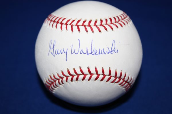 Autographed GARY WASLEWSKI Official Major League Baseball