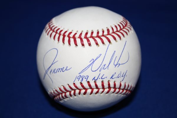 Autographed JEROME WALTON "1989 NL ROY" Official Major League Baseball
