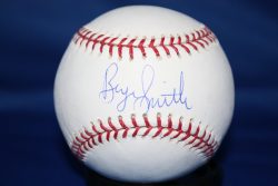 Autographed BRYN SMITH Official Major League Baseball