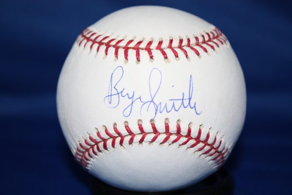 Autographed BRYN SMITH Official Major League Baseball