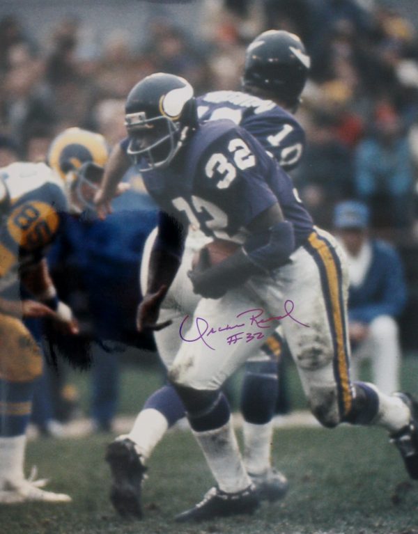 Autographed Oscar Reed Minnesota Vikings16x20 Photo