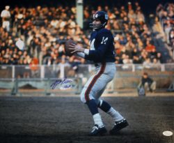 Autographed Y. A. Tittle New York Giants 16x20  Photo with COA