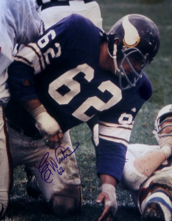 Autographed Ed White Minnesota Vikings 16x20 photo - w/COA