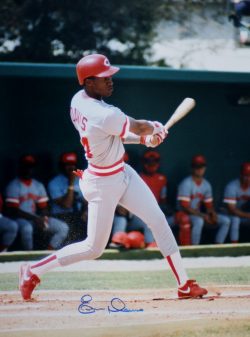 Autographed Eric Davis Cicinnati Reds 11x14 Photo with COA