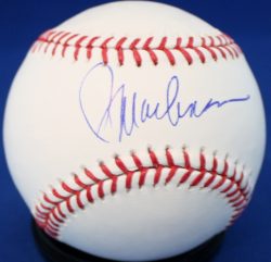 Autographed Pete Mackanin Phillies Official Rawlings Major League Baseball w/ COA