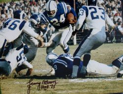 Autographed Lenny Moore HoF 11x14 Baltimore Colts Photo with COA