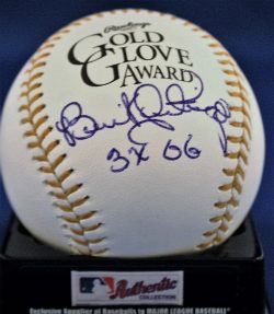 Autographed Benito Santiago Official Rawlings Gold Glove Major League Baseball