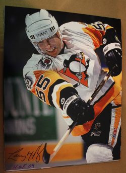Autographed Larry Murphy 11x14 Pittsburgh Penguins Photo with COA
