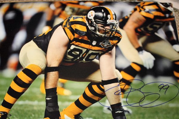Autographed Brett Keisel Pittsburgh Steelers 16x20 Photo with COA