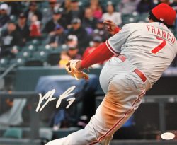 Autographed Maikel Franco Philadelpjia Phillies 11x14 Photo with JSA Certification