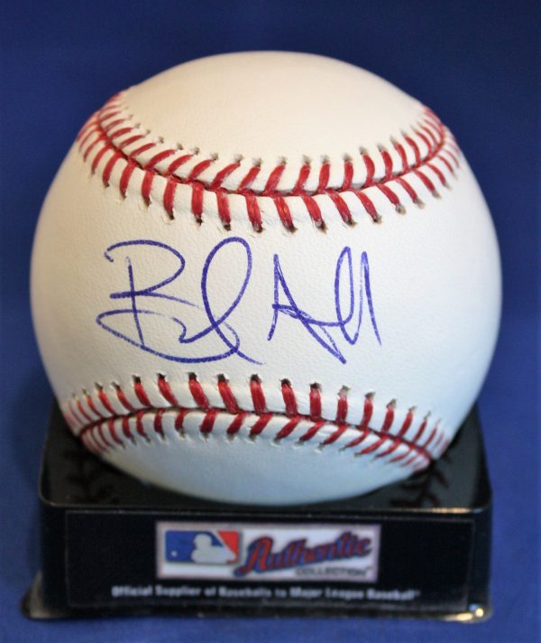 Autographed Brandon Allen Rawlings Official Major League Baseball with COA