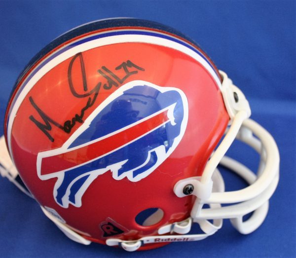Autographed Marques Sullivan Buffalo Bills Mini helmet w/ COA