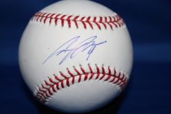 Autographed CAMERON MAYBIN Official major League Baseball