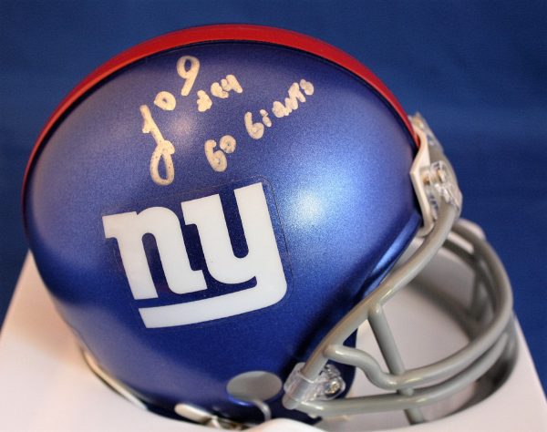 Autographed Larry Donnell New York Giants Mini helmet w/ COA