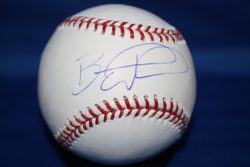 Autographed BRANDON WOOD Official Major League Baseball