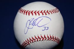 Autographed JOHNNY ESTRADA  Official Major League Baseball