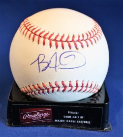 Autographed Ben Francisco Official Rawlings Major League Baseball with COA