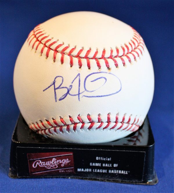 Autographed Ben Francisco Official Rawlings Major League Baseball with COA