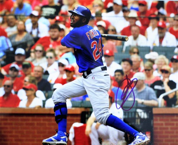 Autographed Dexter Fowler Chicago Cubs 11x14 Photo with COA