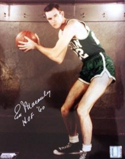 Autographed ED MACAULEY 11 x 14 Boston Celtics Photo