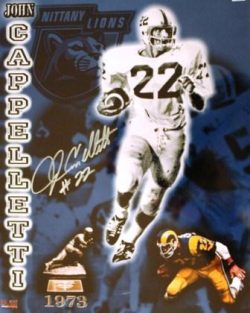AUTOGRAPHED JOHN CAPPELLETTI 16 X 20 PENN STATE Photo