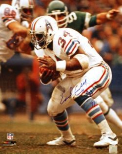AUTOGRAPHED EARL CAMPBELL 16X20 HOUSTON OILERS Photo