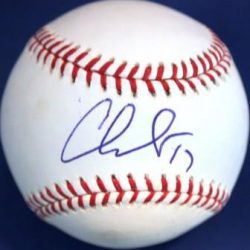 CHRIS GETZ Autographed Official Major League Baseball