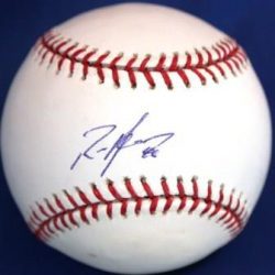RICH HARDEN Autographed Official Major League Baseball