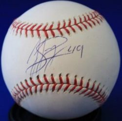 Jair Jurrjens Autographed Official Major League Baseball