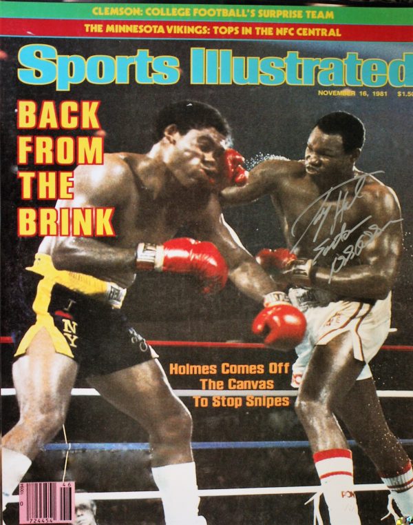 Autographed Larry Holmes Boxing 16x20 photo with COA