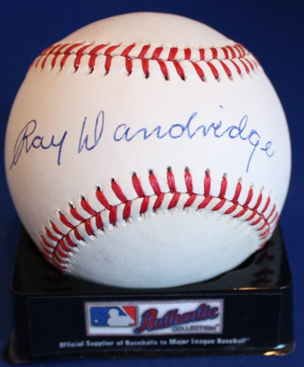Autographed Ray Dandridge Rawlings Official Major League Baseball with COA