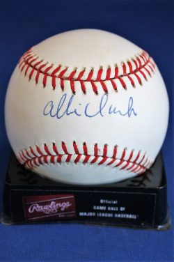 Autographed Allie Clark Official Major League Baseball with COA
