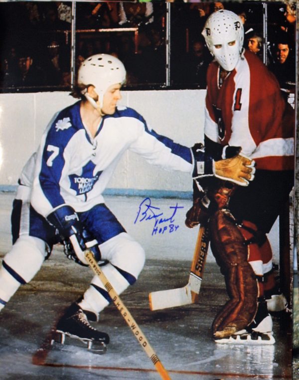 Autographed Bernie Parent 11" X 14" Philadelphia Flyers Photo with COA