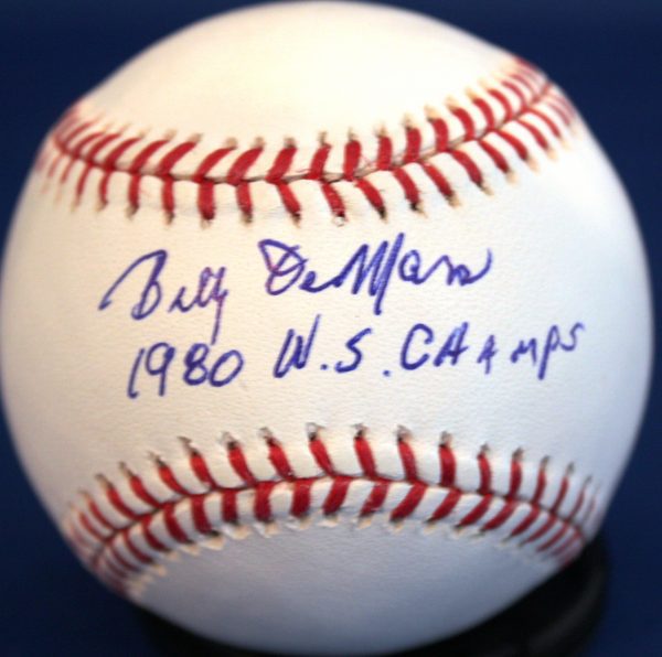 Billy Demars Autographed Official Major League Baseball