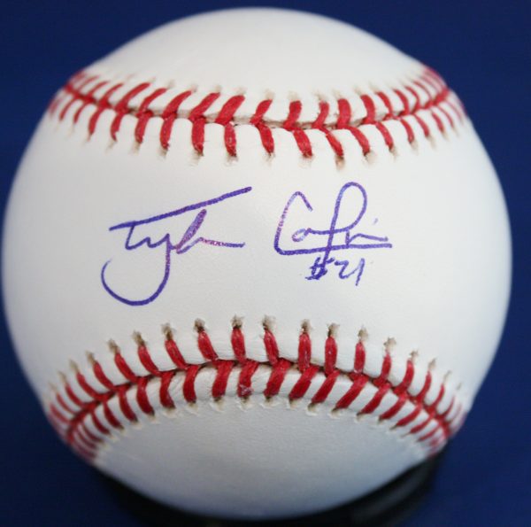 Tyler Colvin Autographed Official Major League Baseball