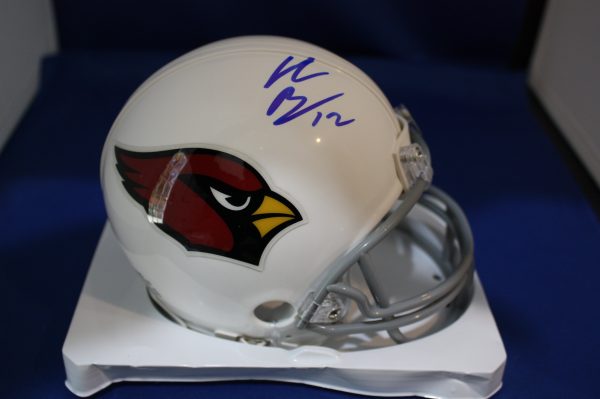 Autographed John Brown Arizona Cardinals Mini helmet w/ COA