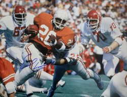 AUTOGRAPHED 16x20 Earl Campbell Texas Longhorns Photo