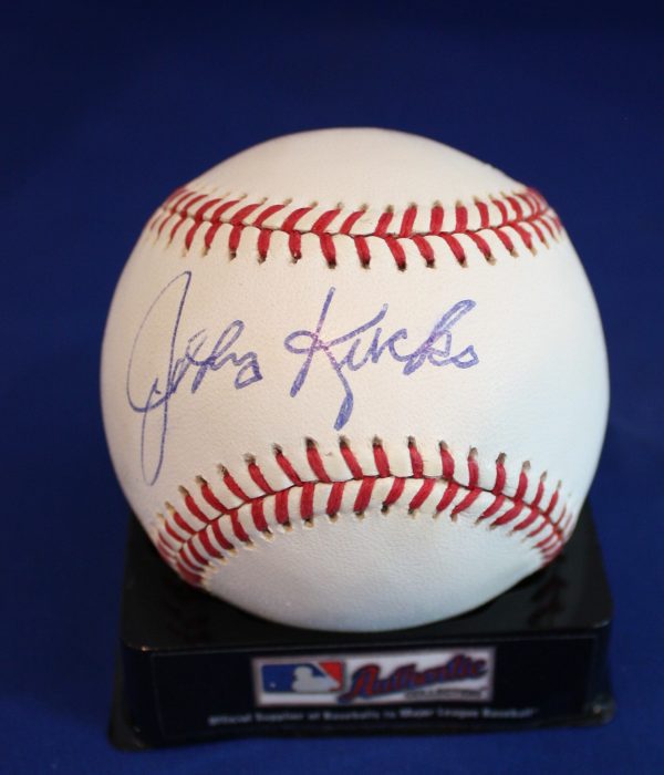 Autographed Johnny Kucks Official American League Baseball with COA