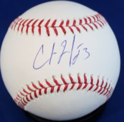 Chris Johnson Autographed Official Major League Baseball