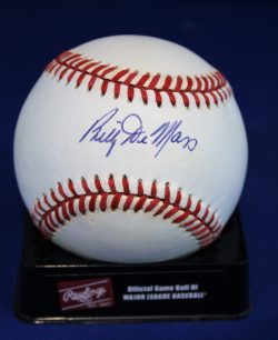 Autographed Billy DeMars Official Rawlings Major League Baseball with COA