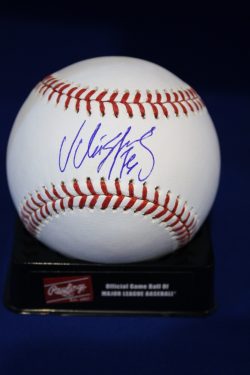 Autographed Hector Velazquez Official Rawlings Major League Baseball with COA